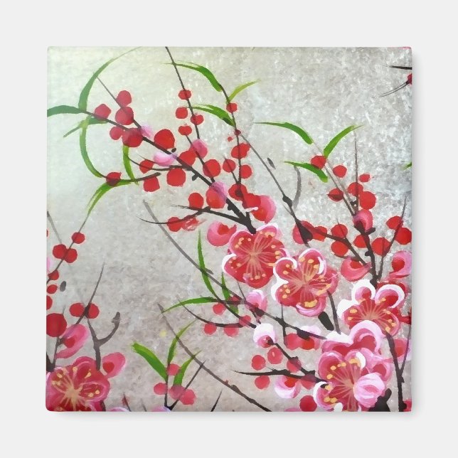 BLOMMAR i GULD Magnet (Framsidan)