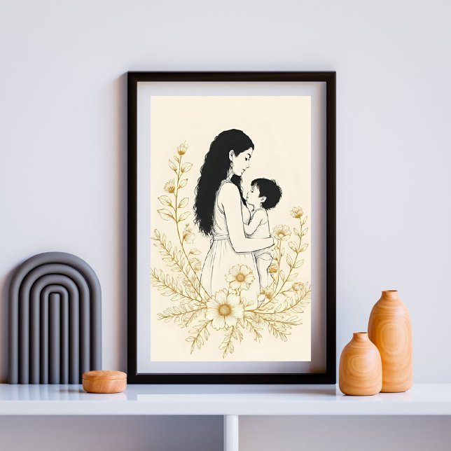 Blommar i hennes närvaro poster (Skapare uppladdad)