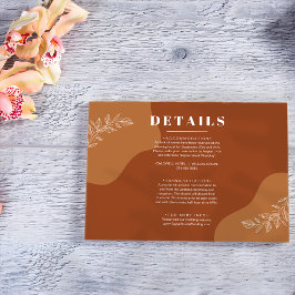 Blommar i Kärlek: Information om enkel Abstrakt Lö Tilläggskort