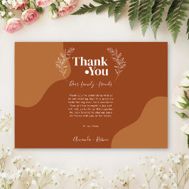 Blommar i Kärlek: Tacken Enkel Abstrakt Löv Tack Kort