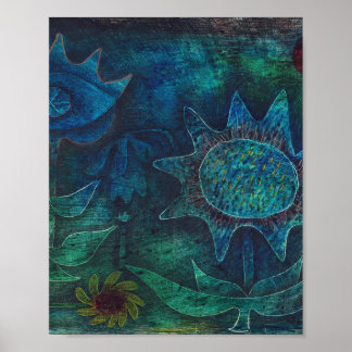 BLOMMAR I KVÄLL POSTER