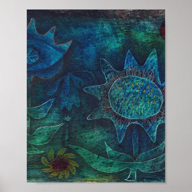 BLOMMAR I KVÄLL POSTER (Framsidan)