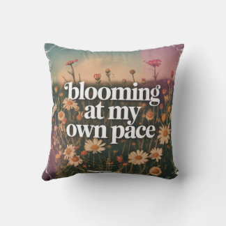 Blommar i min egen takt kudde