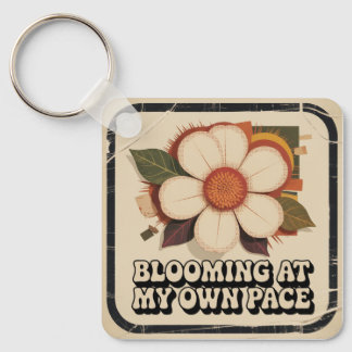 Blommar i min egen takt nyckelring