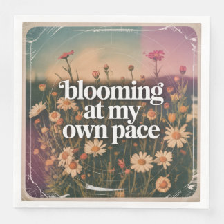 Blommar i min egen takt pappersservett