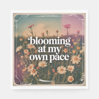 Blommar i min egen takt pappersservett