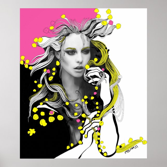 Blommar i mitt sinne poster (Framsidan)