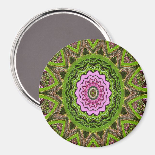 Blommar i rosa..... magnet (Front/Back)