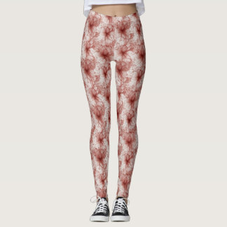 Blommar i Scarlet Veil Leggings