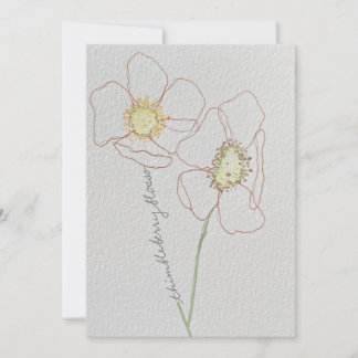 blommar inbjudningar