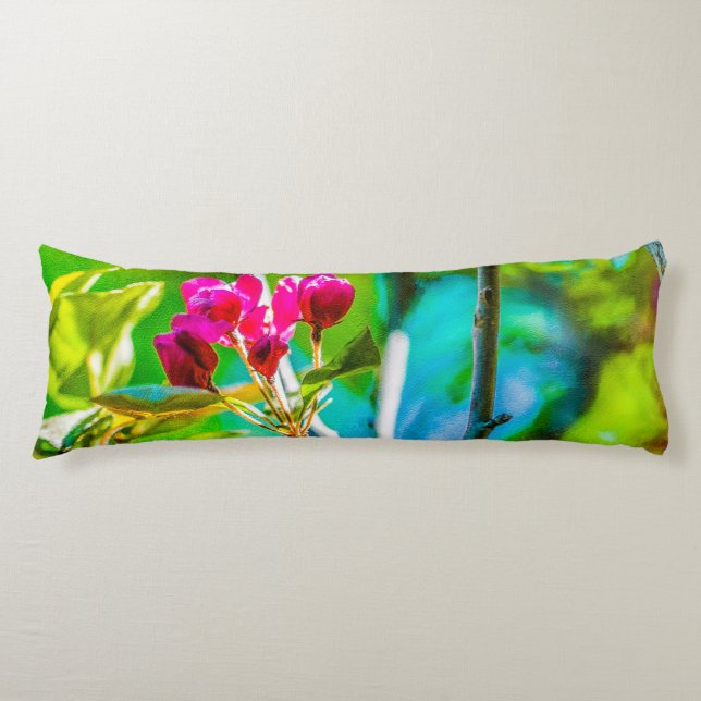 Blommar inuti kroppskudde (Framsidan)