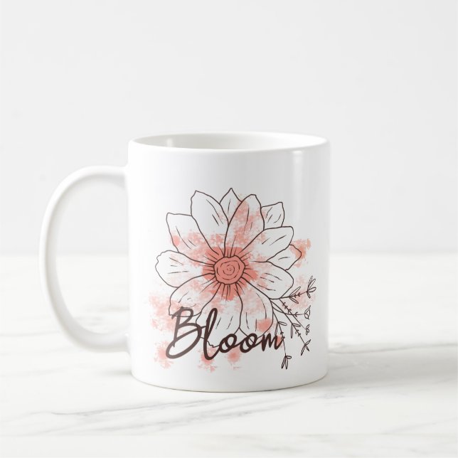 Blommar  kaffemugg (Vänster)