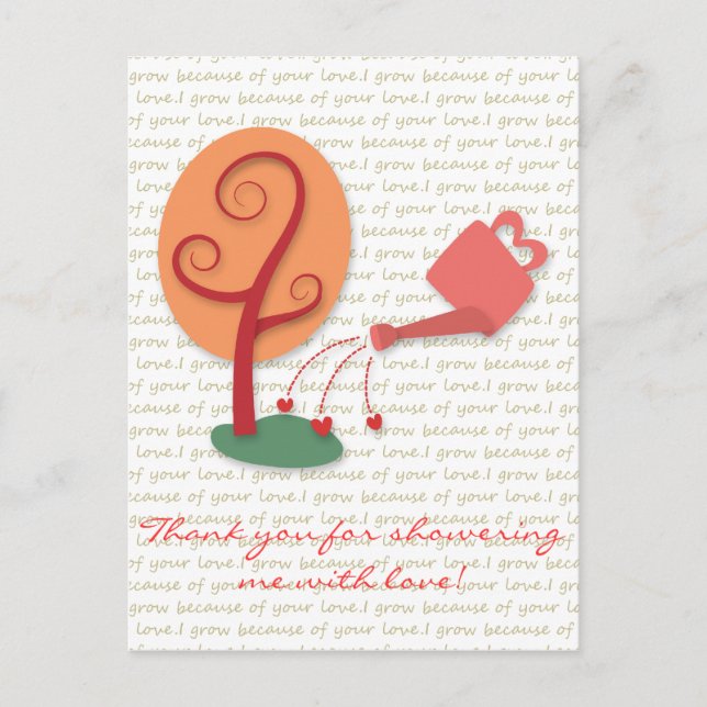 Blommar Kan duscha anläggningen med kärlek Vykort (Framsida)