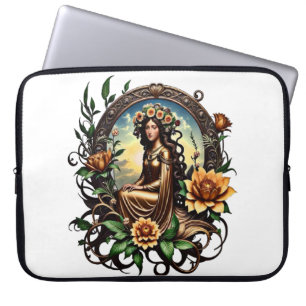 Blommar Laptop Fodral