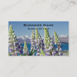Blommar Lupine Nature liggande Visitkort