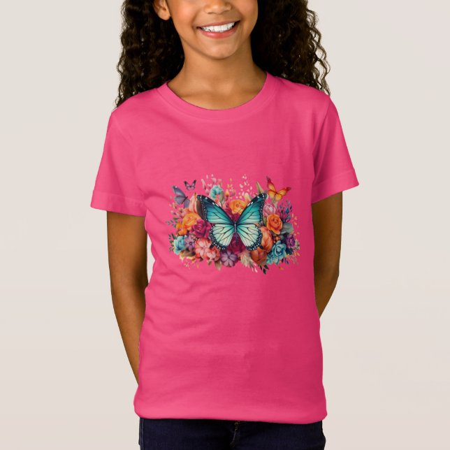 Blommar & lutter t shirt (Framsida)