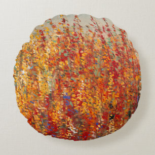 Blommar med hög ökenspridning II Rund Kudde