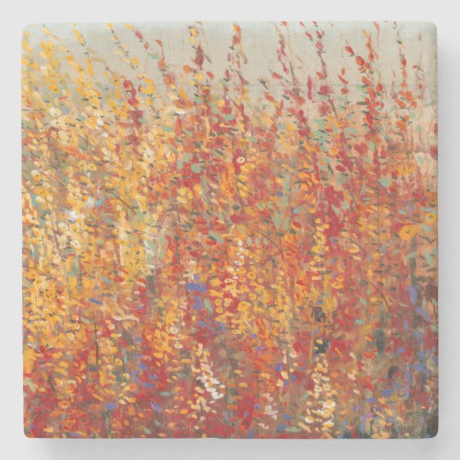 Blommar med hög ökenspridning II Underlägg Sten (Framsidan)