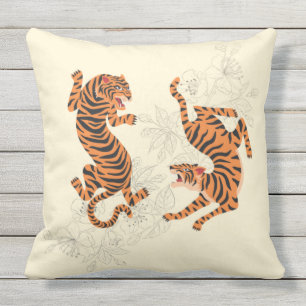 Blommar med körsbär kudde