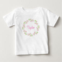 Blommar med låg Rosa Vattenfärgning Utandning T Shirt