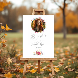 Blommar med Me Blommigt Studentfest Välkommen Poster