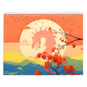 BLOMMAR NATURE MOUNTAIN DRAGON KALENDER