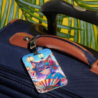 Blommar och landningsbanor: Anime Catgirl Festival Bagagebricka