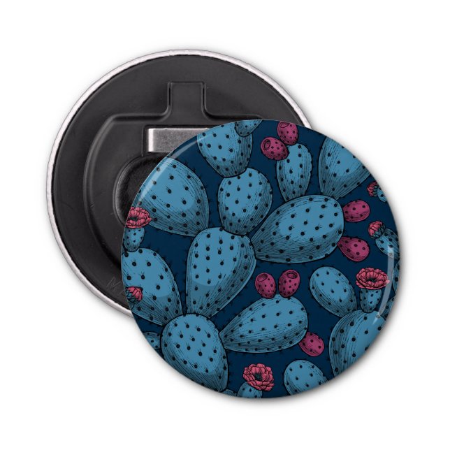 Blommar opuntia flasköppnare (Framsidan)