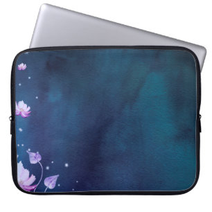 Blommar - papper vintage laptop fodral