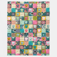 blommar patchworken