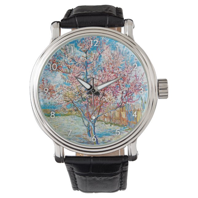 Blommar Peach Träd, Van Gogh Armbandsur (Framsida)