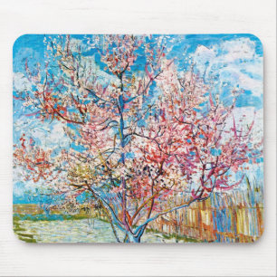 Blommar Peach Träd, Van Gogh Musmatta