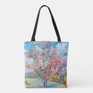 Blommar Peach Träd, Van Gogh Tygkasse