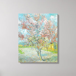 Blommar Peach Träd   Vincent van Gogh Canvastryck
