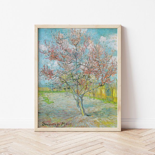 Blommar Peach Träd | Vincent van Gogh Poster (Skapare uppladdad)