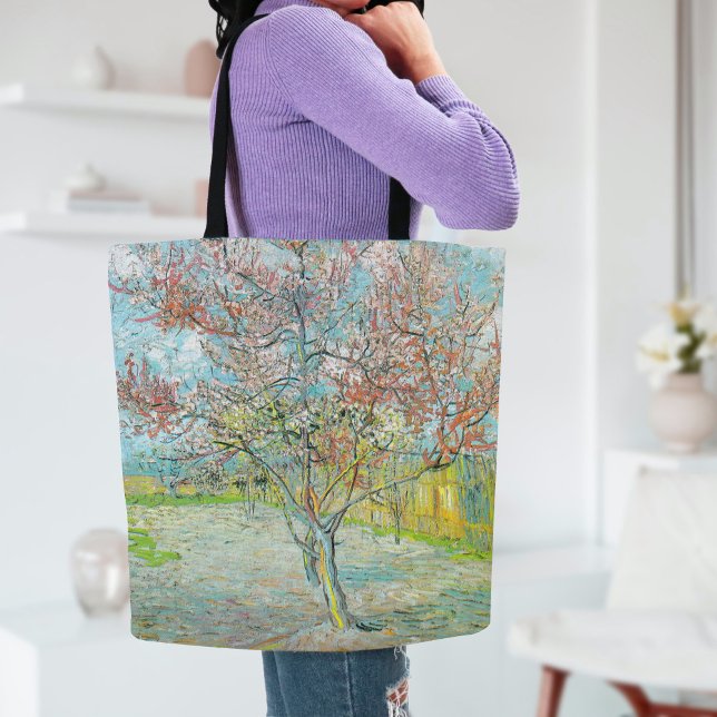 Blommar Peach Träd | Vincent van Gogh Tygkasse (Skapare uppladdad)