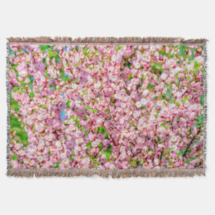 Blommar Plum Filt