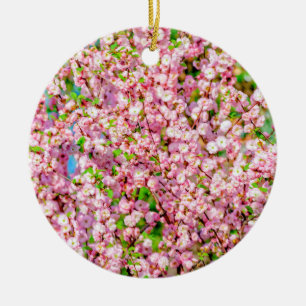 Blommar Plum Julgransprydnad Keramik