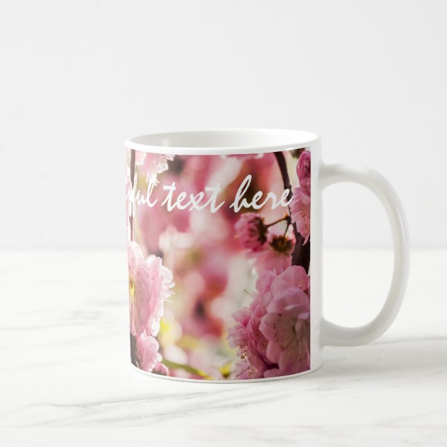 Blommar Plum - Rosa Paradize Kaffemugg (Höger)