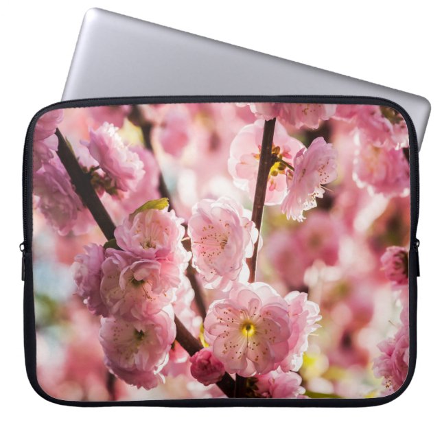 Blommar Plum - Rosa Paradize Laptop Fodral (Framsidan)