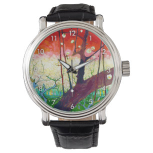 Blommar Plum Träd (efter Hiroshige), Van Gogh Armbandsur