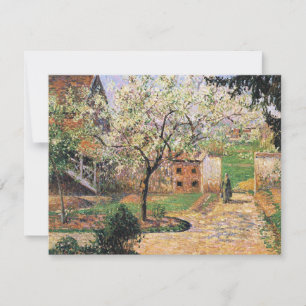 Blommar Plum Träd, Eragny Camille Pissarro