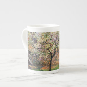 Blommar Plum Träd, Eragny Camille Pissarro Benporslin Mugg