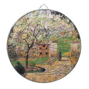 Blommar Plum Träd, Eragny Camille Pissarro Darttavla