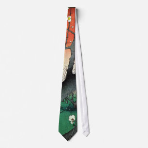 Blommar Plum Träd, Hiroshige Slips