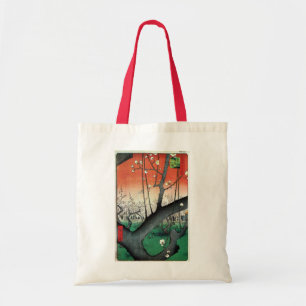 Blommar Plum Träd, Hiroshige Tygkasse