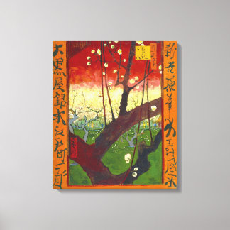 Blommar Plum Träd (Hiroshige) Van Gogh Fine Art Canvastryck