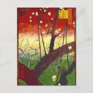 Blommar Plum Träd (Hiroshige) Van Gogh Fine Art Vykort