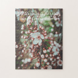 Blommar Plum Träd Pussel