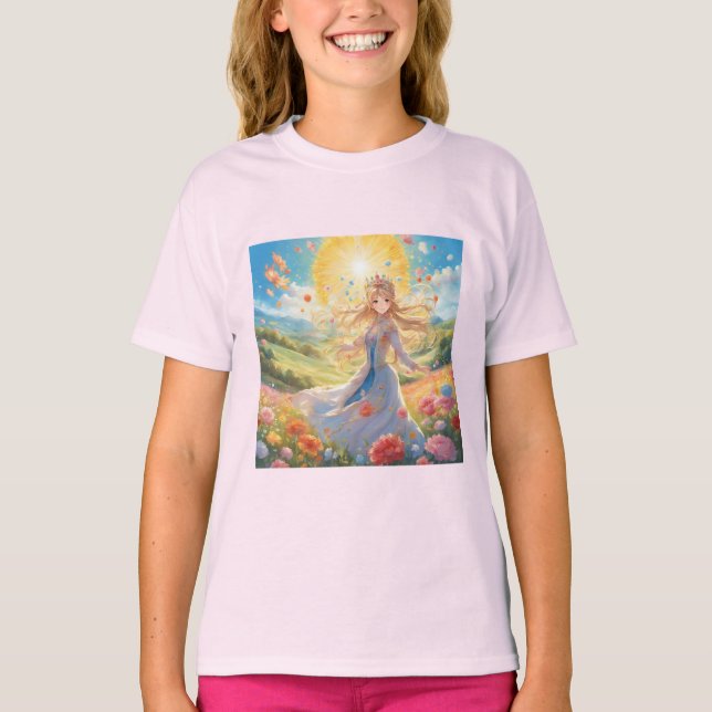 Blommar Princess T Shirt (Framsida)